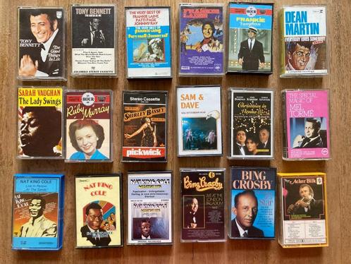 Crooner solist chanter vocalist voice diva cassettebandjes, Cd's en Dvd's, Cassettebandjes, Gebruikt, Origineel, 26 bandjes of meer