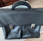 Tas Aktetas schooltas echt leder zwart van Marc Picard, Ophalen, Zwart, Aktetas of Boekentas, Zo goed als nieuw