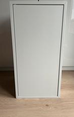 Witte Eket kast met deur 35 x 35 x 70 cm + wandrail, Huis en Inrichting, Ophalen, Overige materialen, 50 tot 100 cm, Zo goed als nieuw