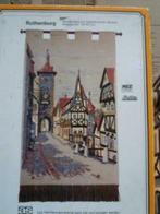 Vintage borduurpakket wandkleed Rothenburg Atelier Schmidt, Borduurpakket, Verzenden