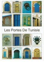 Ansichtkaart "Les Portes De Tunesie" Poorten en deuren in Tu, Ophalen of Verzenden, 1980 tot heden, Ongelopen, Buiten Europa