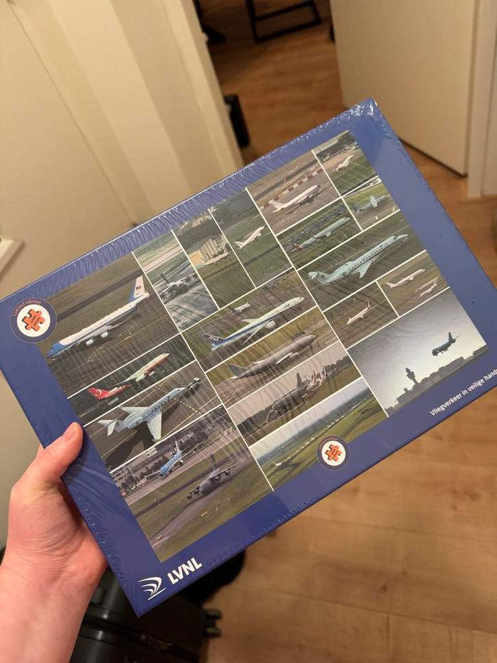 LVNL Vliegtuig Puzzel - 1000 stukjes - NATO top, Hobby en Vrije tijd, Denksport en Puzzels, Nieuw, Legpuzzel, 500 t/m 1500 stukjes