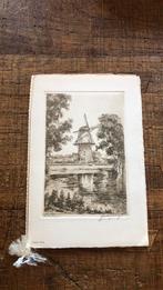 Oude ets van leiden, Antiek en Kunst, Kunst | Etsen en Gravures, Ophalen of Verzenden