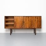 Vintage Deens dressoir in palissander hout, Gebruikt, 150 tot 200 cm, Eikenhout, Ophalen of Verzenden