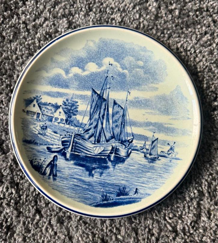 Delfts Blauw Bord - Boch Belgium, Antiek en Kunst, Antiek | Wandborden en Tegels, Ophalen