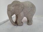 handgemaakte stenen olifant levensecht van marbell, Antiek en Kunst, Ophalen of Verzenden