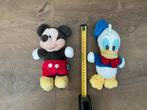2 nieuwe zgan Mickey Mouse en Donald Duck knuffels ca 20cm, Verzamelen, Disney, Ophalen, Donald Duck, Nieuw, Knuffel