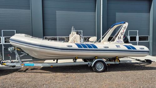 Tiger Marine 650 rib bj 2015 + Suzuki 150 pk bj 2015 + Pega, Watersport en Boten, Rubberboten, Zo goed als nieuw, Overige merken