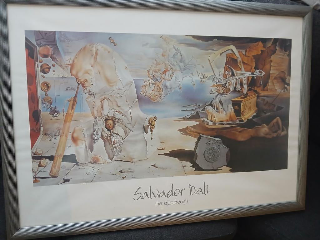 Salvador Dali the apotheosis, Huis en Inrichting, Woonaccessoires | Schilderijen, Tekeningen en Foto's, Ophalen, Minder dan 50 cm