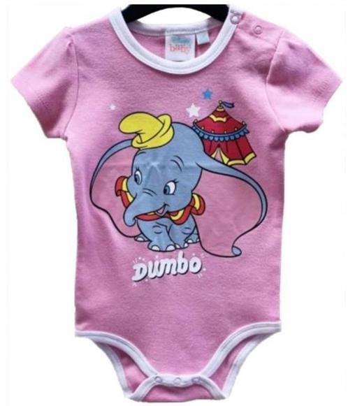 Dombo Rompertje Roze Korte Mouw Disney - Maat 62/68-74/80-86, Kinderen en Baby's, Babykleding | Maat 74, Nieuw, Meisje, Nacht- of Onderkleding