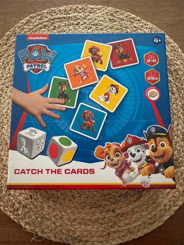 Paw Patrol Catch the Cards Spel, Kinderen en Baby's, Speelgoed | Educatief en Creatief, Zo goed als nieuw, Ophalen of Verzenden