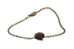 Sale! 14k gouden anker schakel armband rookkwarts roosje