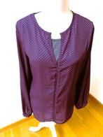 G22 WITTEVEEN blouse met vaste top paars grijs maat 38, Maat 38/40 (M), Ophalen of Verzenden, Zo goed als nieuw, Paars