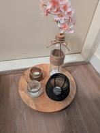 Nieuw oosters decoratie setje dienblad, Ophalen of Verzenden, Nieuw, Rond, Hout