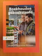 Boekhouden geboekstaafd 1 (basis, opgaven, uitwerkingen), Ophalen, Beta, Zo goed als nieuw, HBO