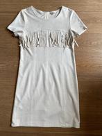 Esqualo, ecru suedine jurkje (40) met franjes, nieuw!, Kleding | Dames, Jurken, Maat 38/40 (M), Beige, Ophalen of Verzenden, Boven de knie