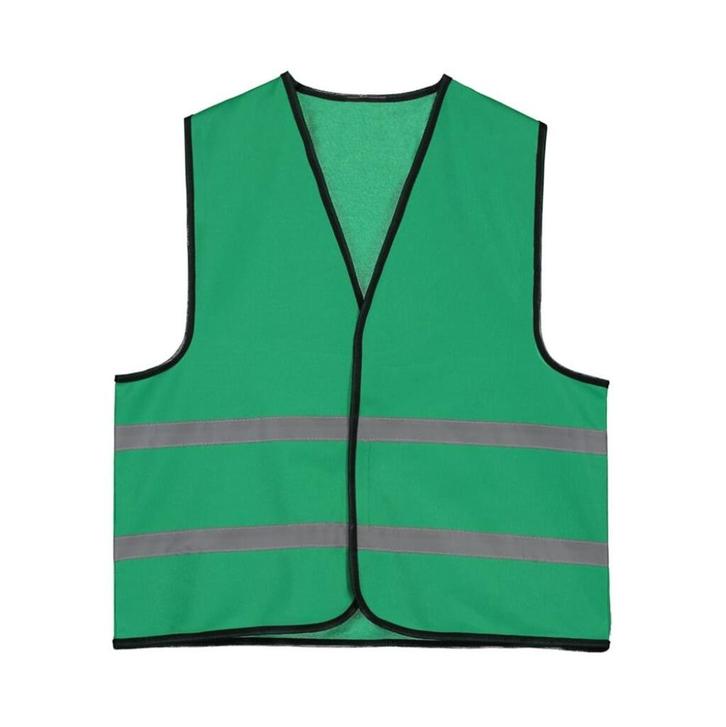 10x Reflecterende kinder veiligheidshesjes groen (6-12 jaar), Kinderen en Baby's, Kinderkleding | Overige, Nieuw, Jongen of Meisje