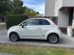 Fiat 500 1.2 Cabrio bouwjaar 2013. In Topstaat!!, Auto's, Voorwielaandrijving, 4 cilinders, Leder en Stof, Wit