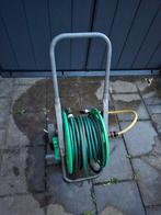 Tuinslang van 15 meter op haspel, Tuin en Terras, Tuinslangen, Ophalen, Gebruikt, Tuinslang