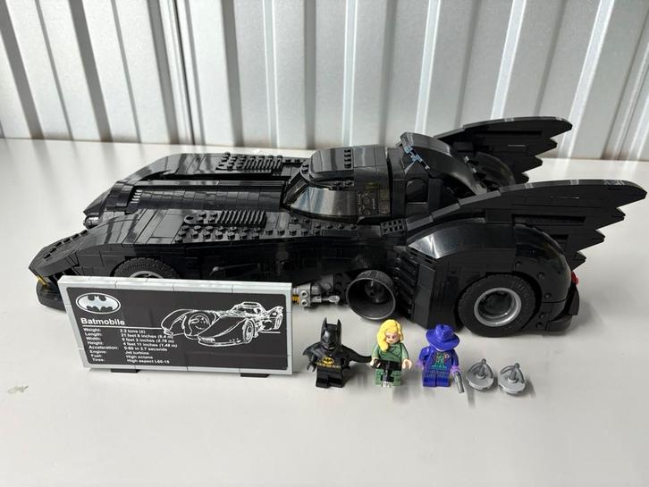 Lego Batman 1989 Batmobile MOC Brick Fault 1741pc, Kinderen en Baby's, Speelgoed | Duplo en Lego, Zo goed als nieuw, Lego, Complete set
