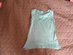 Goedkoop mouwloos blauw katoenen v hals shirt VERO MODA M, Maat 38/40 (M), Blauw, Vero Moda, Ophalen of Verzenden