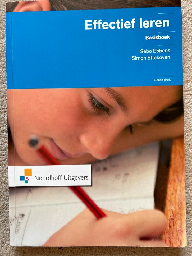 Effectief leren - Basishandleiding, Boeken, Studieboeken en Cursussen, Zo goed als nieuw, HBO, Ophalen of Verzenden