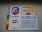 F.C. Utrecht - Ajax 2 voetbalkaartje seizoen 1994 / 1995 92., Verzenden, Gebruikt, F.C. Utrecht, Overige typen