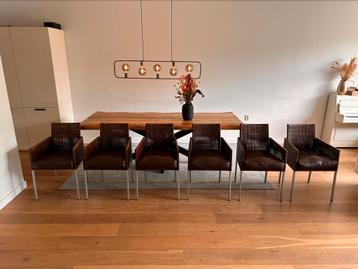 Karl Friedrich Förster leer en rotan 1990s stoelen beschikbaar voor biedingen