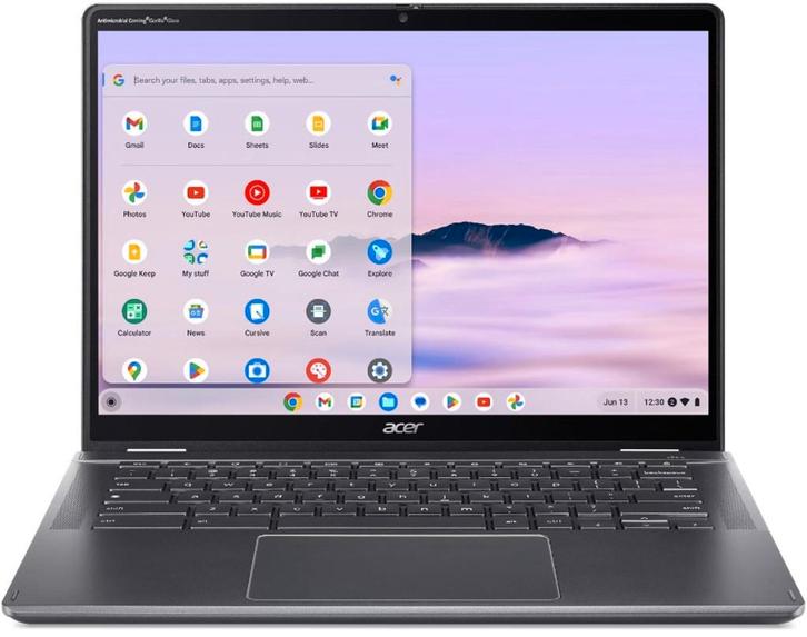 Chromebook Acer Plus Spin 514, Computers en Software, Chromebooks, Zo goed als nieuw, 14 inch, 8 GB, 256 GB of meer, Qwerty, Touchscreen