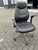Bureaustoel Sky Leder - Comfortabel & Stijlvol, Ophalen, Gebruikt, Zwart, Bureaustoel