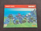 2020 Panini Fortnite Series 2 Craggy Cliffs Location Map #M1, Hobby en Vrije tijd, Stickers en Plaatjes, Nieuw, Ophalen of Verzenden