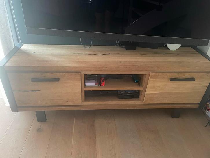 Henders & Hazel tv meubel Metalo, Huis en Inrichting, Kasten | Televisiemeubels, Gebruikt, Minder dan 100 cm, 50 tot 100 cm, 25 tot 50 cm