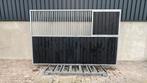 Tussenwand boven tralies | 3500 x 2200 mm. | B-Keuze, Weidegang, 4 paarden of pony's of meer
