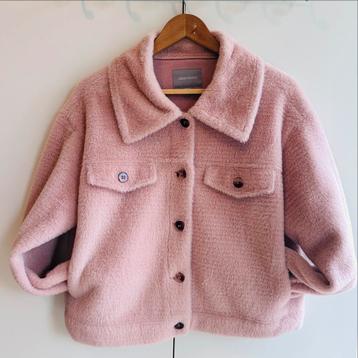 Urban Revivo Roze Faux Fur Jas - Maat L beschikbaar voor biedingen