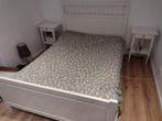 Hemnes Ikea bed, wit gebeitst, 140x200cm, Ophalen, Gebruikt, Wit, Tweepersoons
