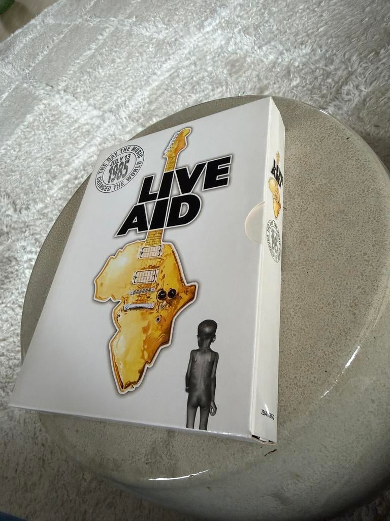 Live Aid (4x) DVD -1985, Alle leeftijden, Ophalen of Verzenden, Zo goed als nieuw