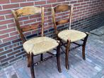 Brocante biezen stoelen, Ophalen