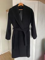 Black wool and cashmere coat, size 36, €70, Kleding | Dames, Jassen | Winter, Ophalen of Verzenden, Zo goed als nieuw, Maat 36 (S)