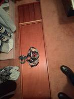 Sjoelbak inclusief blikken, Ophalen, Gebruikt