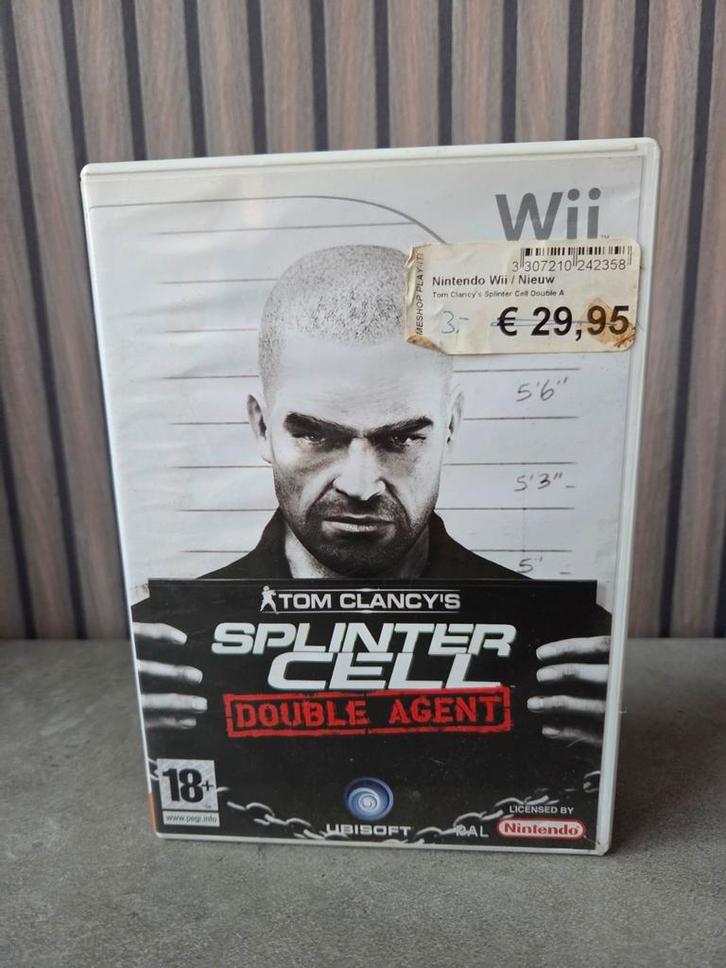 Splinter Cell Double Agent - Wii, Spelcomputers en Games, Games | Nintendo Wii, Gebruikt, Avontuur en Actie, 1 speler, Vanaf 18 jaar