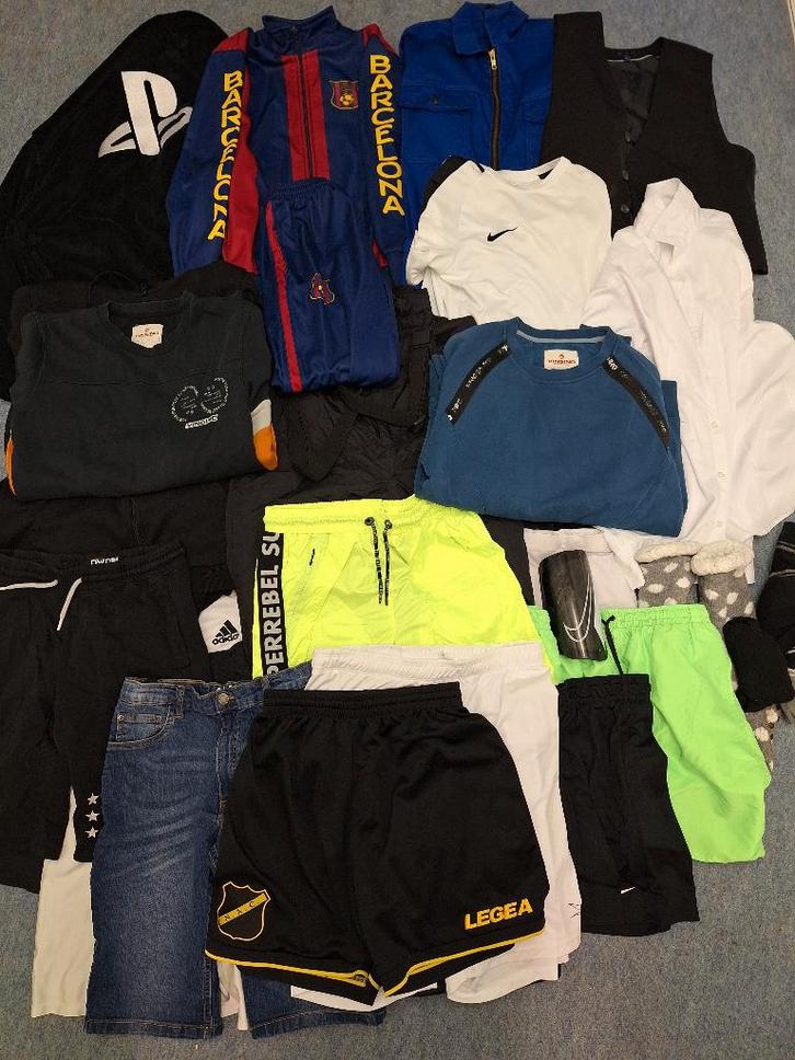 Doos vol kinderkleding maat 164 - 170 - 176 !!, Kinderen en Baby's, Kinderkleding | Maat 164, Gebruikt, Jongen, Overige typen