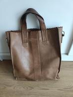 Myomy bruin leren handtas, Ophalen of Verzenden, Gebruikt, Bruin, Handtas