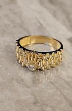 Prachtige Rolex 14k gouden ring maat 21mm