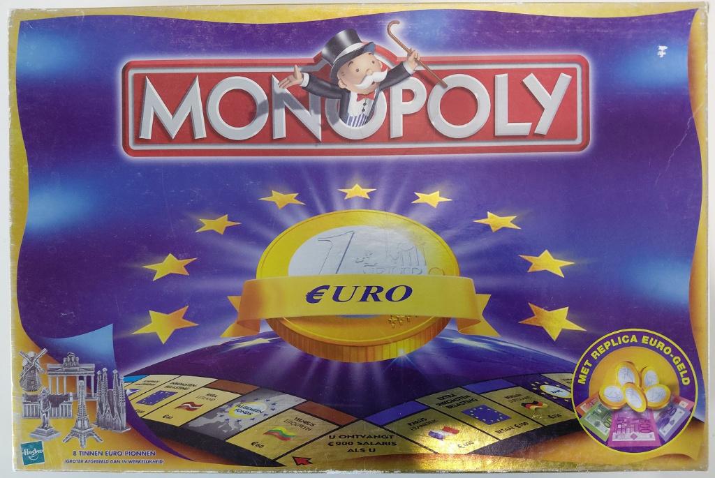 Monopoly Euro editie, Hobby en Vrije tijd, Gezelschapsspellen | Bordspellen, Gebruikt, Een of twee spelers, Drie of vier spelers