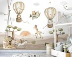 Fotobehang / Behang - Kinderkamer - Dieren - Safari Droom, Fotobehangkoning.nl, Wit, Hoogeveen, Ophalen of Verzenden