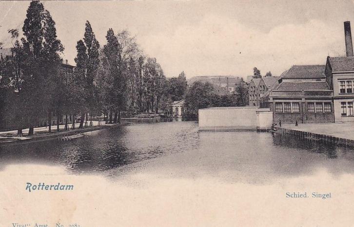 699T Rotterdam Schiedamsesingel Vivat No. 2082, Verzamelen, Ansichtkaarten | Nederland, Ongelopen, Zuid-Holland, Voor 1920, Ophalen of Verzenden
