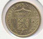 Nederland 10 Gulden 1911 Wilhelmina, Ophalen of Verzenden, Goud