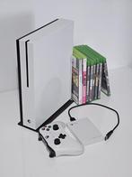 XBox One S + 2TB uitbreiding + 8 spellen, Ophalen, Xbox One S, Zo goed als nieuw, Met 1 controller