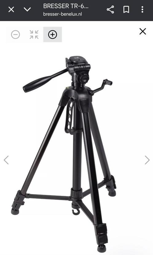 BRESSER TR-672AN Traveler Statief 170cm, Audio, Tv en Foto, Fotografie | Statieven en Balhoofden, Zo goed als nieuw, Driepoot