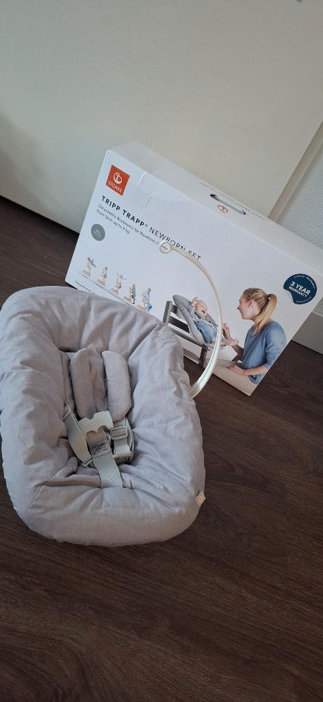 Newborn Set Tripp Trapp - Licht Grijs, Kinderen en Baby's, Kinderstoelen, Zo goed als nieuw, Overige typen, Ophalen